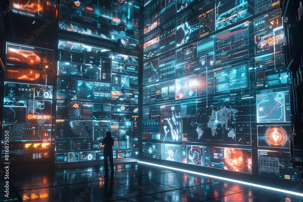 3D visualization of next-generation communication screens, designed with Documentary. 3D visualization of next-generation communication screens, designed with Documentary.