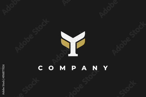 logo letter y wing business