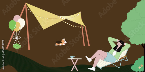 Relaxing Outdoor Retreat