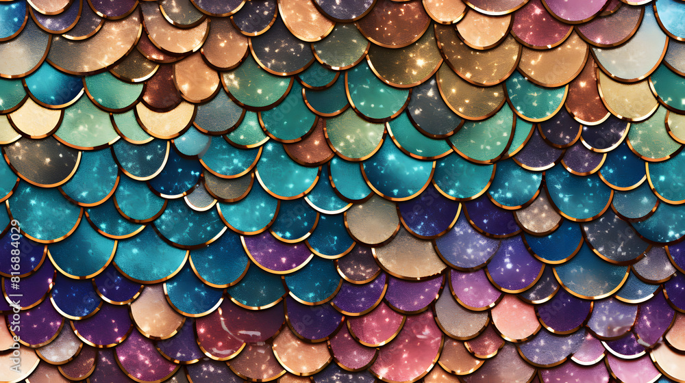 colorful digital patterned graphic of a mermaid scales geometric shapes design poster background colorful digital patterned graphic of a mermaid scales geometric shapes design poster background