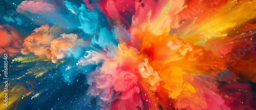 An explosion of color.