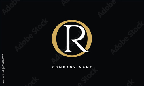 OR, RO, O, R Abstract Letters Logo Monogram