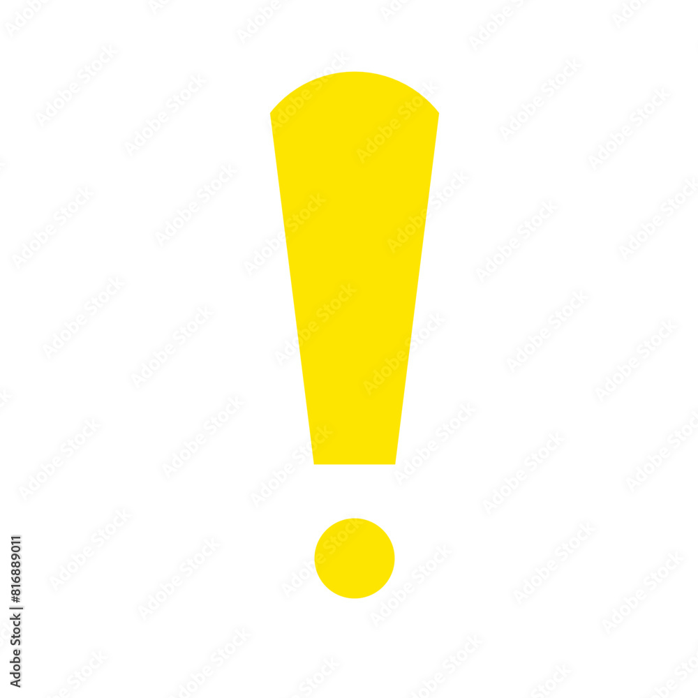 exclamation mark/ warning sign icon vector illustration exclamation mark/ warning sign icon vector illustration