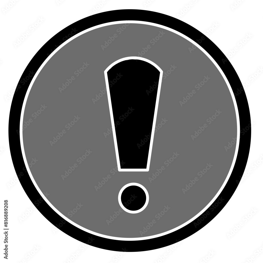 exclamation mark/ warning sign icon vector illustration exclamation mark/ warning sign icon vector illustration