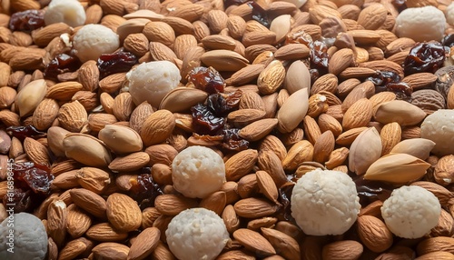 Wallpaper with healthy nuts