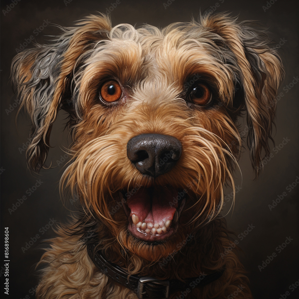 portrait of a yorkshire terrier portrait of a yorkshire terrier