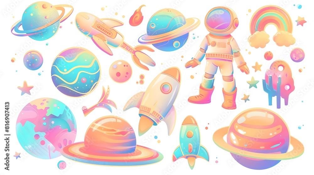 Whimsical of Vibrant Cosmic and Discovery Whimsical of Vibrant Cosmic and Discovery