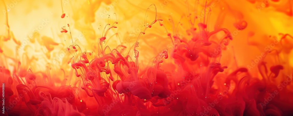 Fiery red and orange abstract splash background. Fiery red and orange abstract splash background.