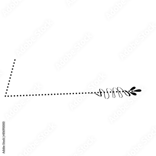 Black arrow line 