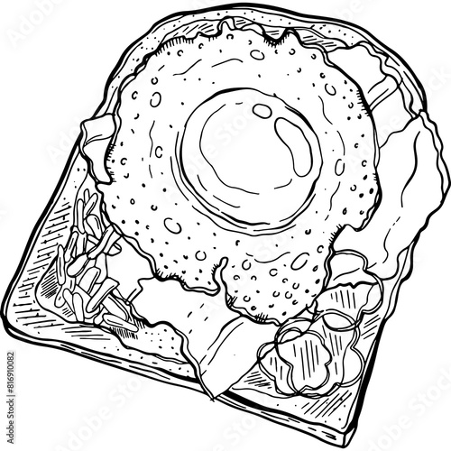 Drawing food illustration. Hand-drawn food sketches for packaging, menu, recipe,advertising,branding, Food Blog 