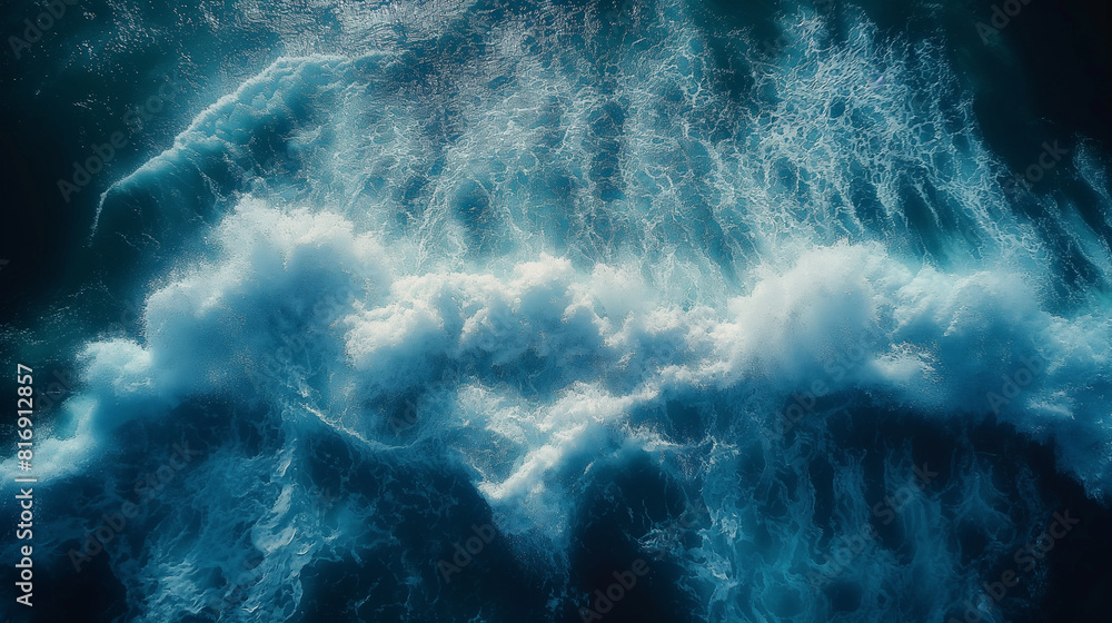 A breathtaking aerial shot of abstract ocean waves stretching to the horizon, with layers of color and texture merging and shifting to create a sense of vastness and infinity that A breathtaking aerial shot of abstract ocean waves stretching to the horizon, with layers of color and texture merging and shifting to create a sense of vastness and infinity that