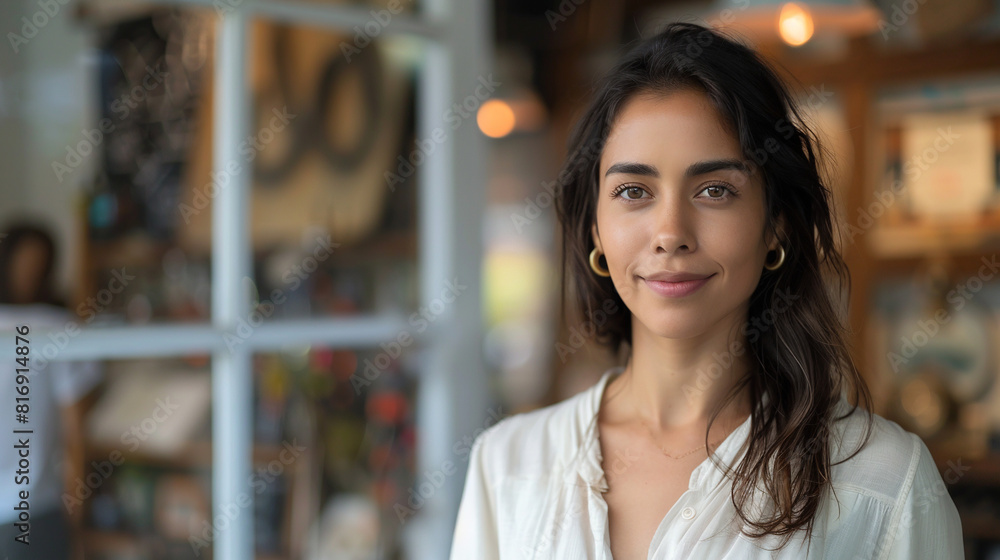 Portrait of a small business owner. Portrait of a small business owner.