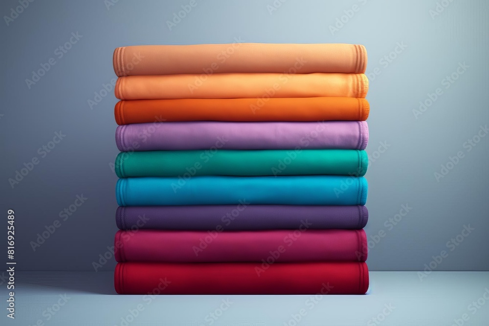 Streamlined wool fleece flat design front view garment industry theme Tetradic color scheme Streamlined wool fleece flat design front view garment industry theme Tetradic color scheme