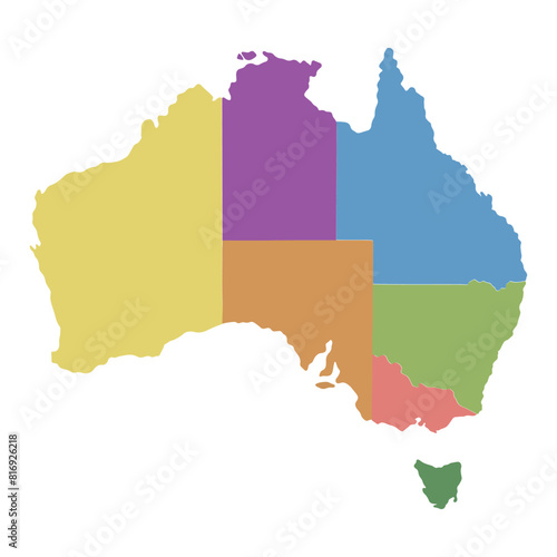 Adobe Illustrator Australia map illustration, Australia, map, illustration, travel, color, vector, icon,