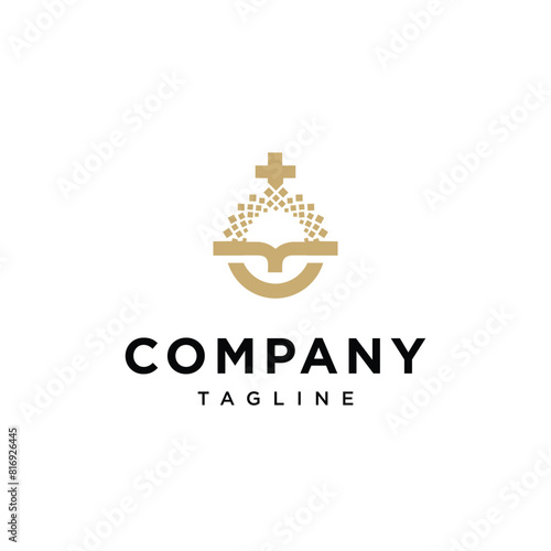 Elegant Church logo icon vector template.eps