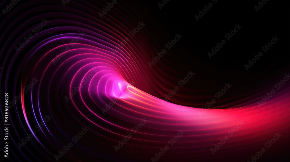 Obraz premium Abstract technology background with waving particle design