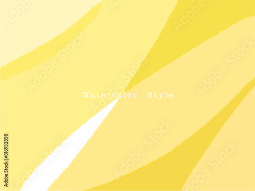 水彩背景　ナチュラル北欧風　波模様