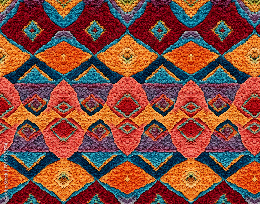 Fototapeta premium seamless pattern rug carpet 
