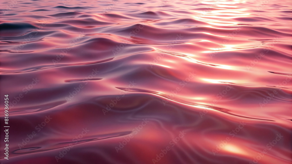 pink water and refection pink water and refection