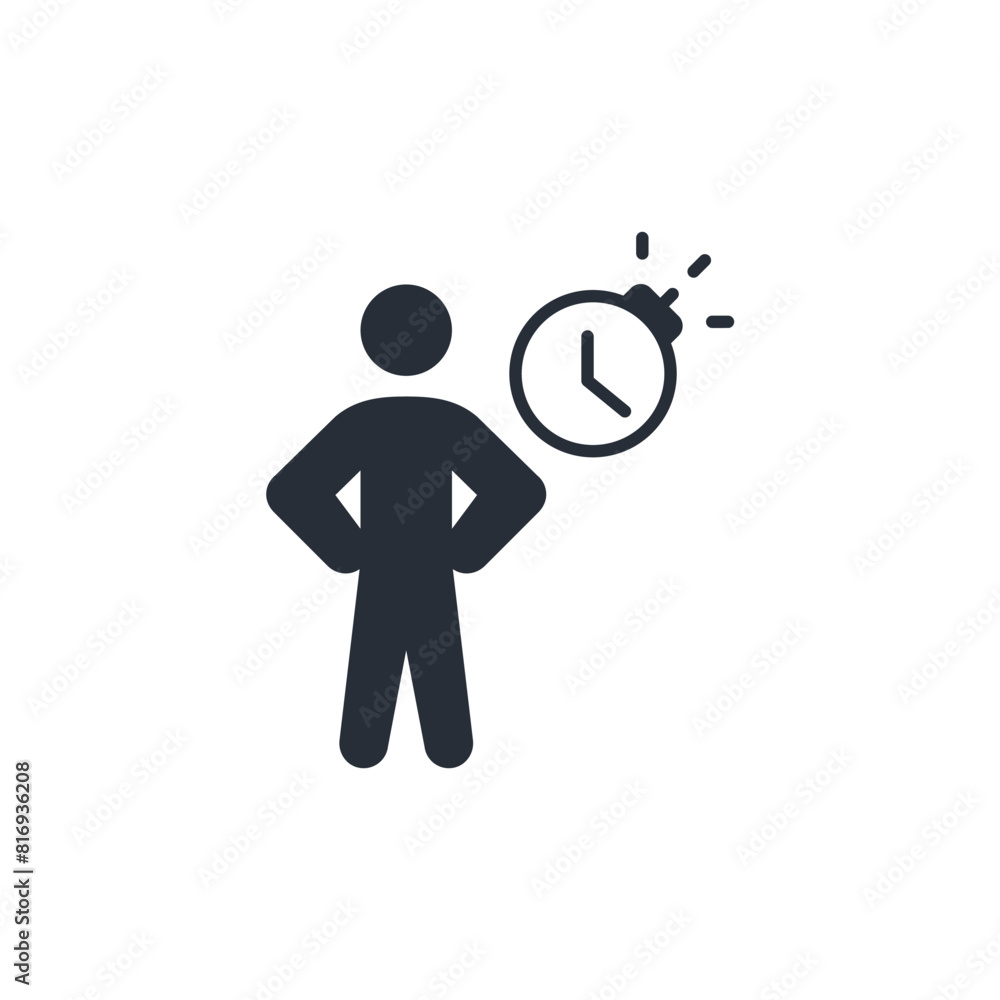 deadline icon. vector.Editable stroke.linear style sign for use web design,logo.Symbol illustration. deadline icon. vector.Editable stroke.linear style sign for use web design,logo.Symbol illustration.