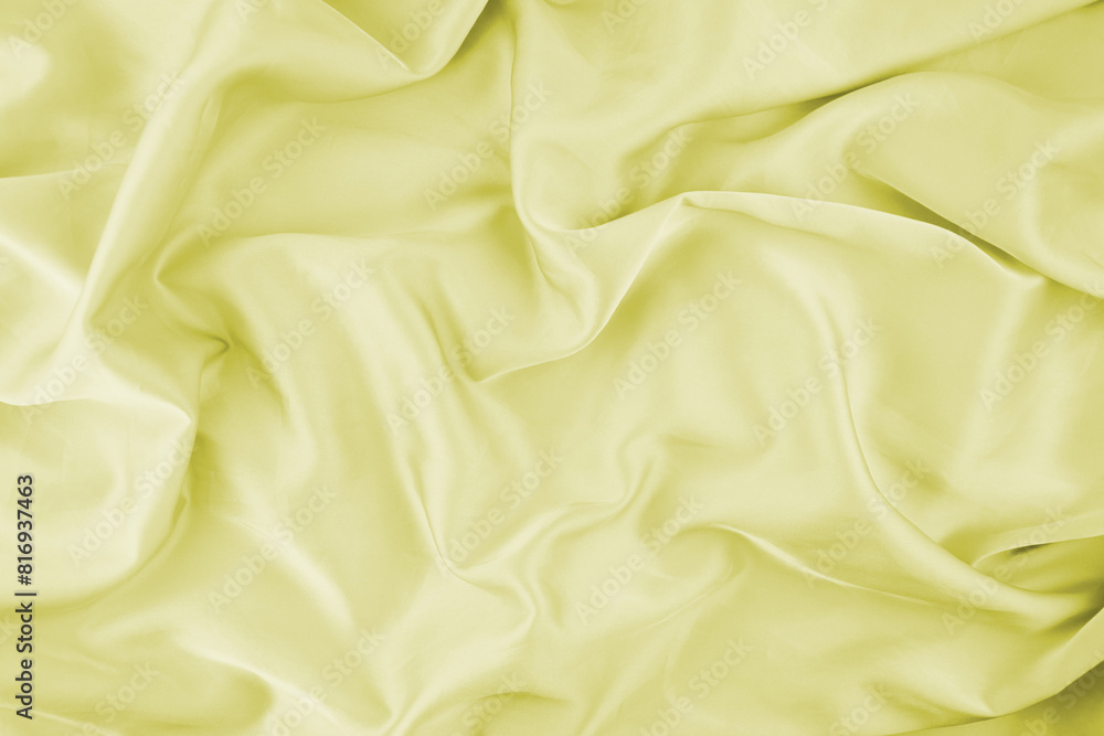 Yellow chiffon fabric texture for background. Yellow chiffon fabric texture for background.
