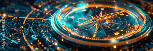 Wallpaper Mural Strategic Business Compass: Navigating Vision, Mission, and Market Decisions for Digital Success. Torontodigital.ca