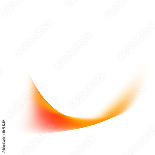 orange modern gradation shape