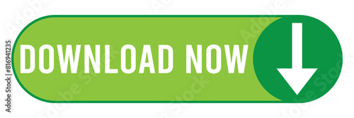 download button isolated on a white background