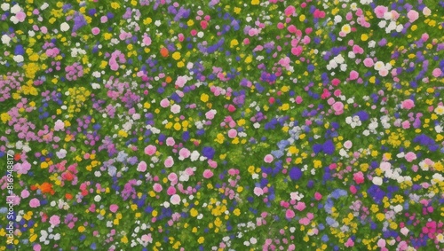 background of flowers Generated Ai 