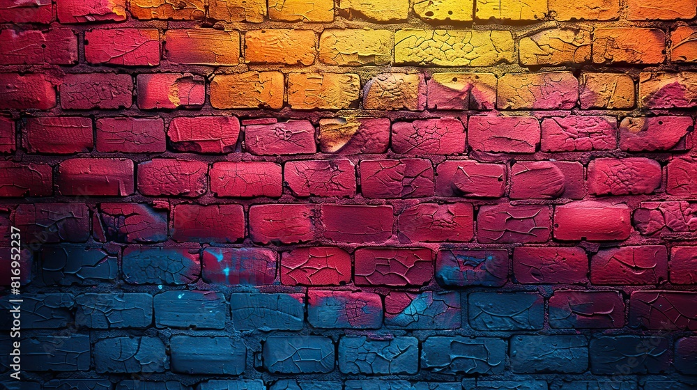 brick wall with a piece of street art that has inspired the creation of new art forms and artistic movements, showcasing the transformative power of street art.illustration brick wall with a piece of street art that has inspired the creation of new art forms and artistic movements, showcasing the transformative power of street art.illustration