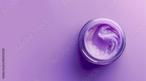 An eye cream that reduces dark circles and bags under the eyes top view Applying eye cream for dark circles  Digital tone  Tetradic color scheme