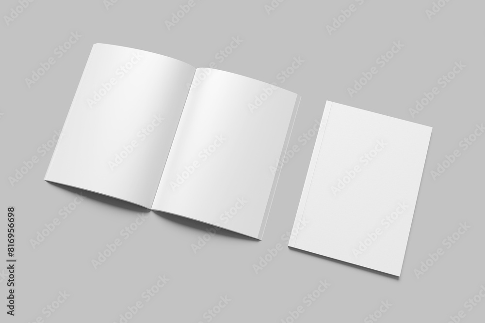 Blank a4 magaznine White Blank a4 magaznine White