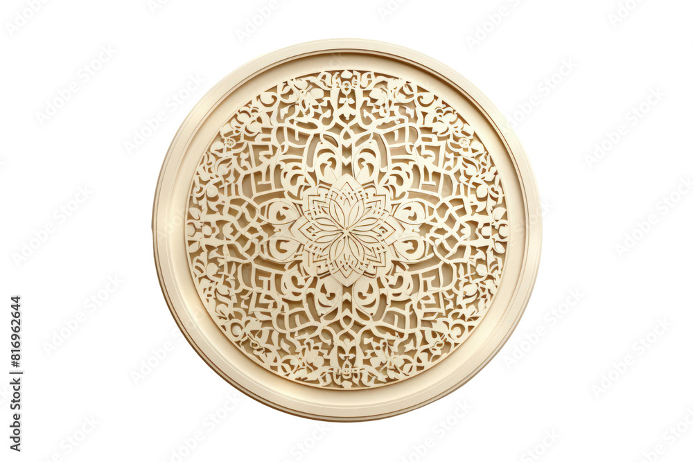 A gold and white design with a flower in the center, illustrations, clipart, isolated on a transparent background. A gold and white design with a flower in the center, illustrations, clipart, isolated on a transparent background.