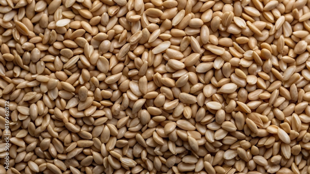 Close up of sesame seeds showcasing their tiny size and texture Close up of sesame seeds showcasing their tiny size and texture