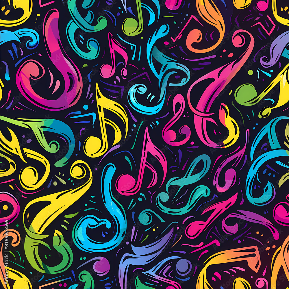Abstract Classical music hand drawn doodle banner cartoon vector image Abstract Classical music hand drawn doodle banner cartoon vector image