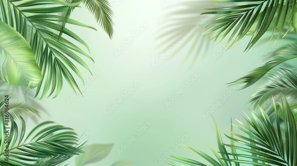 Obraz premium Tropical background