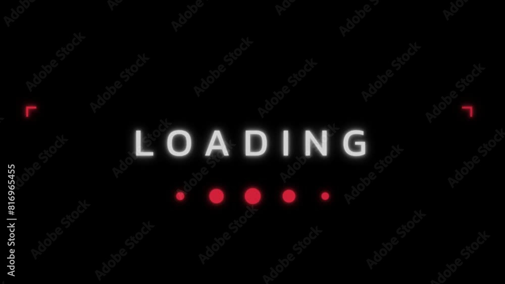 This loading font has an effect and has a flashing loading circle ...