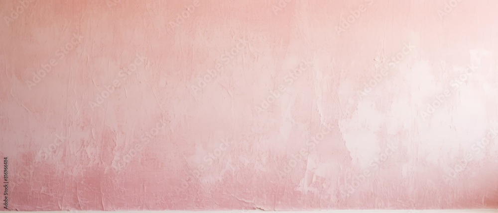 Fototapeta premium Pink Wallpaper on wall with flowers