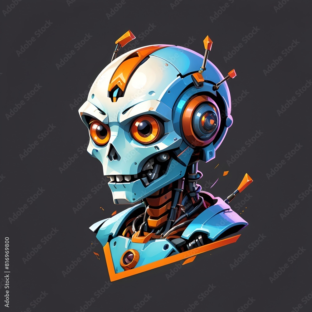 robot cyborg illustration robot cyborg illustration
