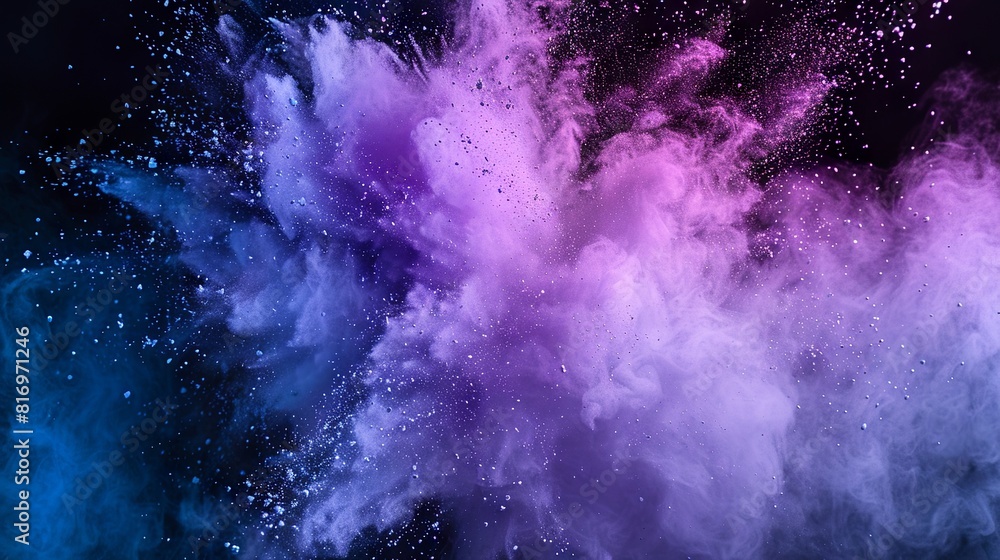Fototapeta premium colorful powders scattered around