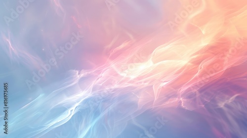 abstract light background with pastel hues and a soft  ethereal glow. 