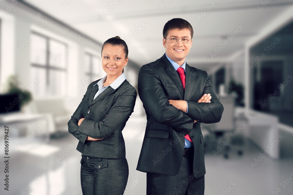 photo of happy smart businesspeople professionals in office photo of happy smart businesspeople professionals in office