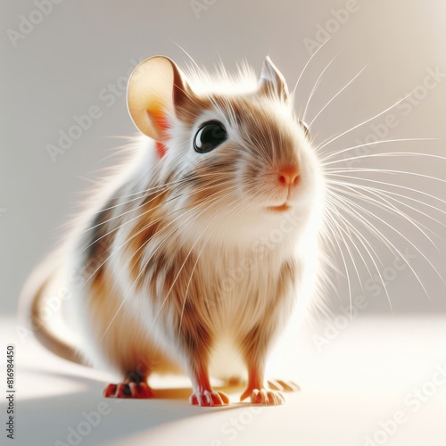 hamster on a white background