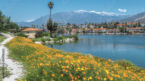 Lake Elsinore Hills is green, colorful and full of life.