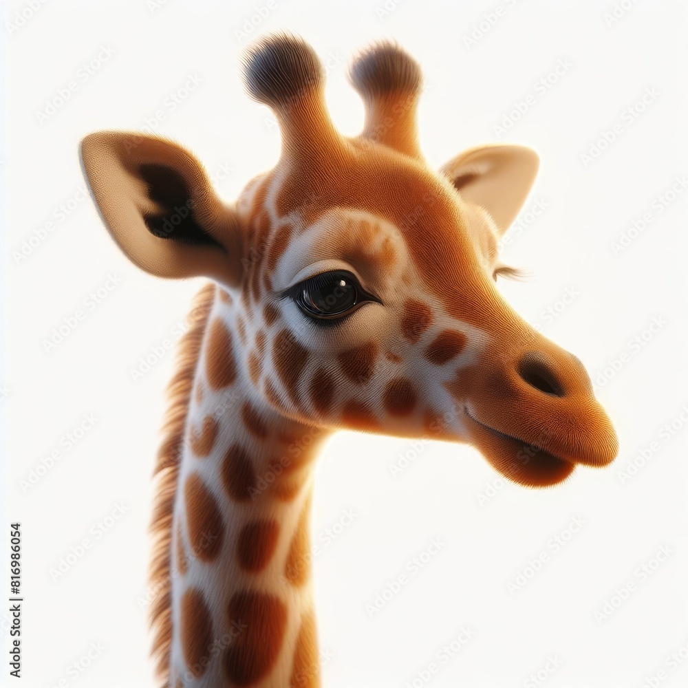 portrait of a giraffe portrait of a giraffe