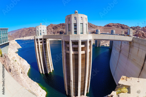 Penstock Towers of the Hoover Dam photo