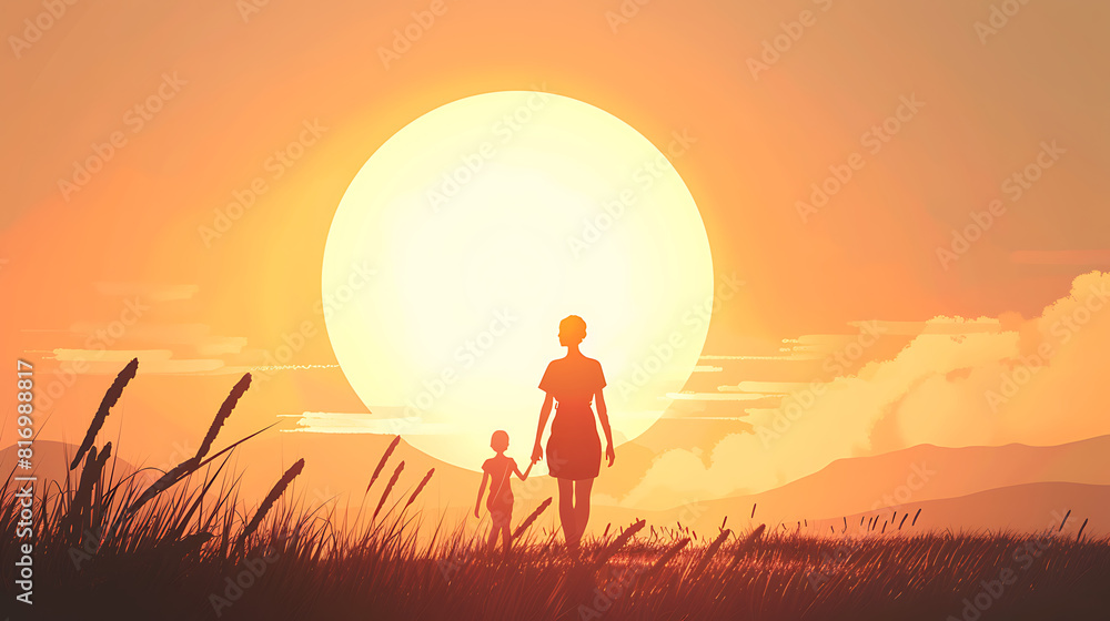 Mom and son. Image of love, family relationship Mom and son. Image of love, family relationship