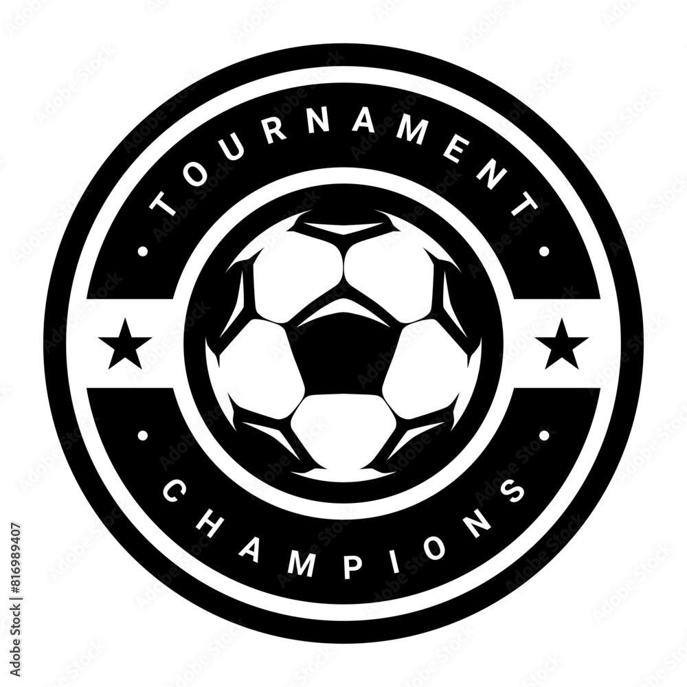 Soccer ball, football logo. Sport games. Sporting equipment. Emblem, badge. Soccer ball, football logo. Sport games. Sporting equipment. Emblem, badge.