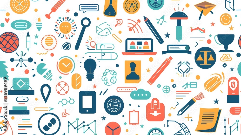 Diversity of Learning: A Pattern of Seamless Educational Icons and Symbols Diversity of Learning: A Pattern of Seamless Educational Icons and Symbols