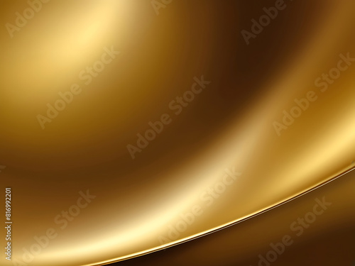 Abstract gold gradient background looks modern blurry textured gold wall. ai